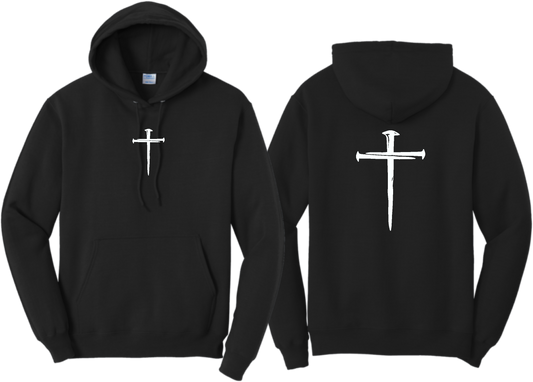 Mission Black Cross Hoodie