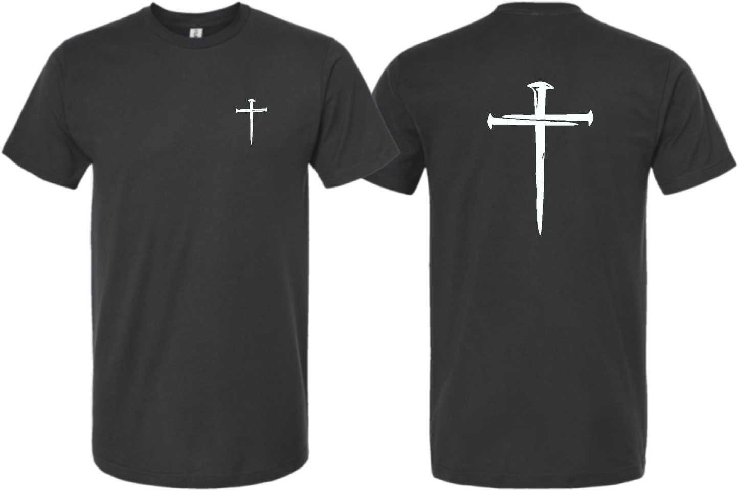 Mission Black Cross Tee