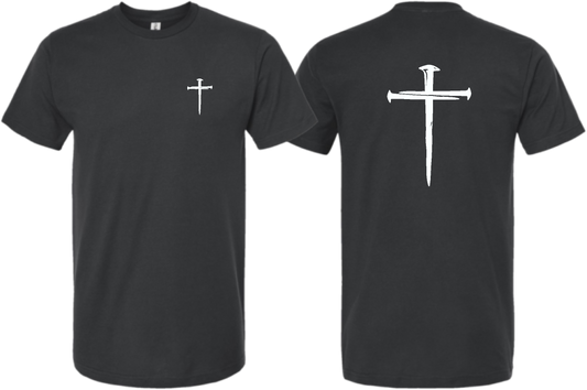 Mission Black Cross Tee