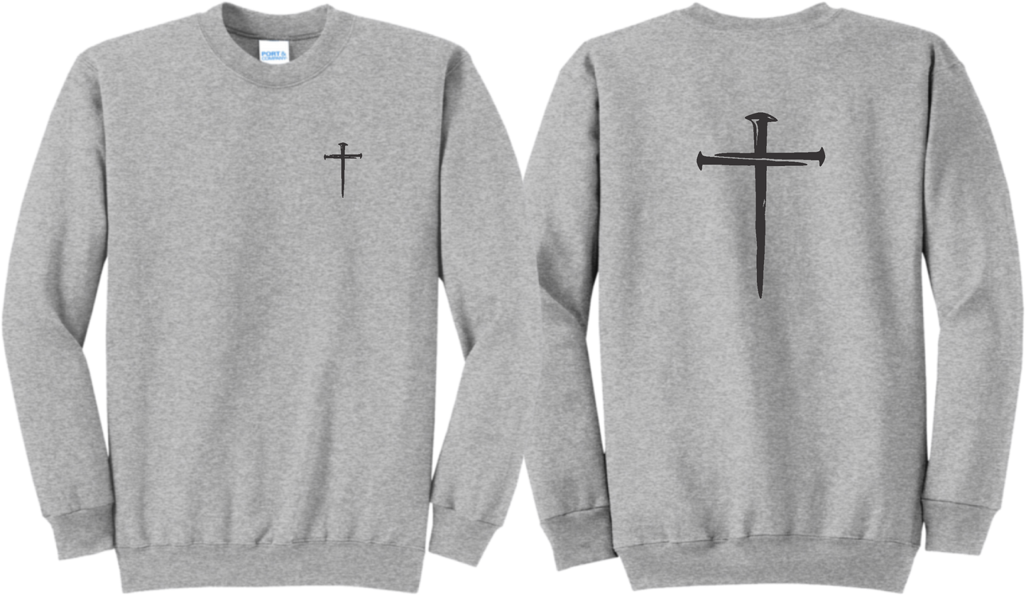 Gray Cross Sweatshirt