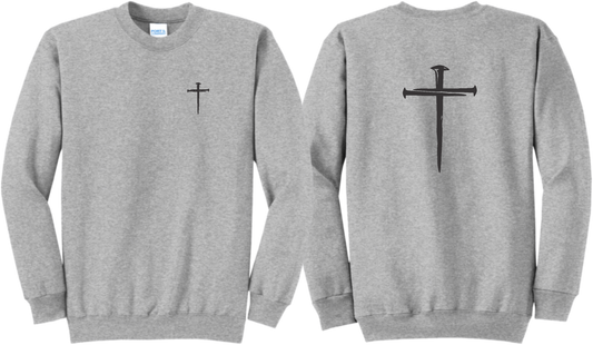 Gray Cross Sweatshirt