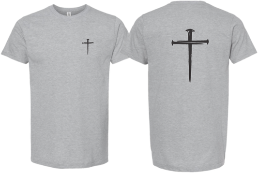 Mission Gray Cross Tee