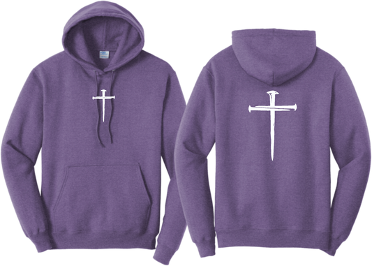 Purple Cross Hoodie