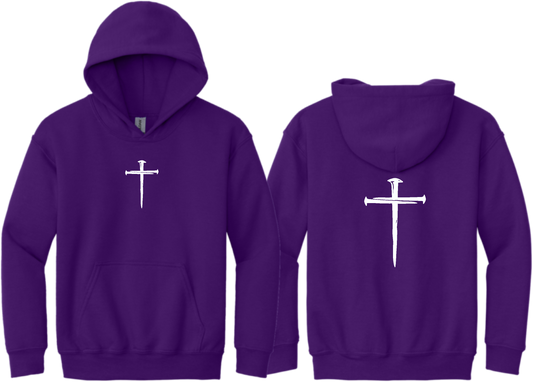 Purple Youth Cross Hoodie