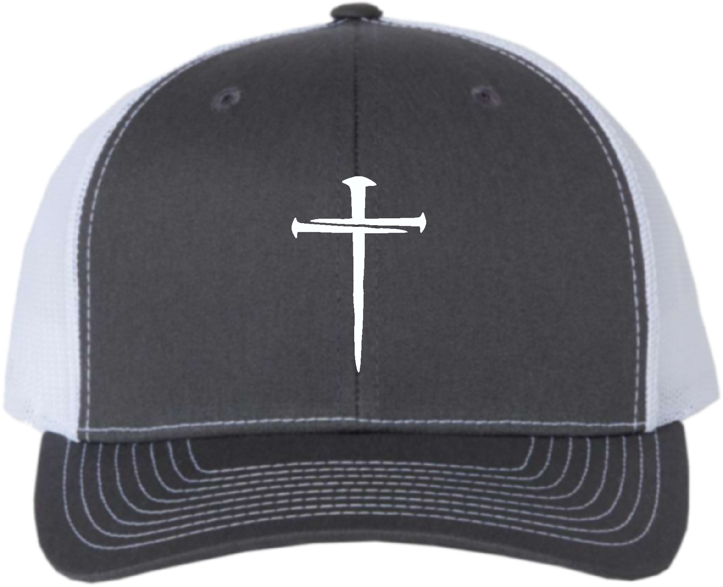 Richardson Charcoal Gray and White Hat