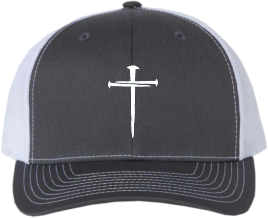 Richardson Charcoal Gray and White Hat